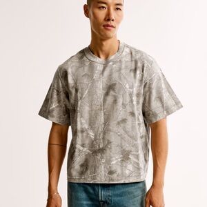 Abercrombie Premium Heavyweight Cropped Camo Men’s Tee